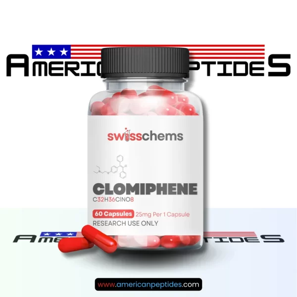 Buy Clomiphene 25 mg at American Peptides with 10% discount on SARMs